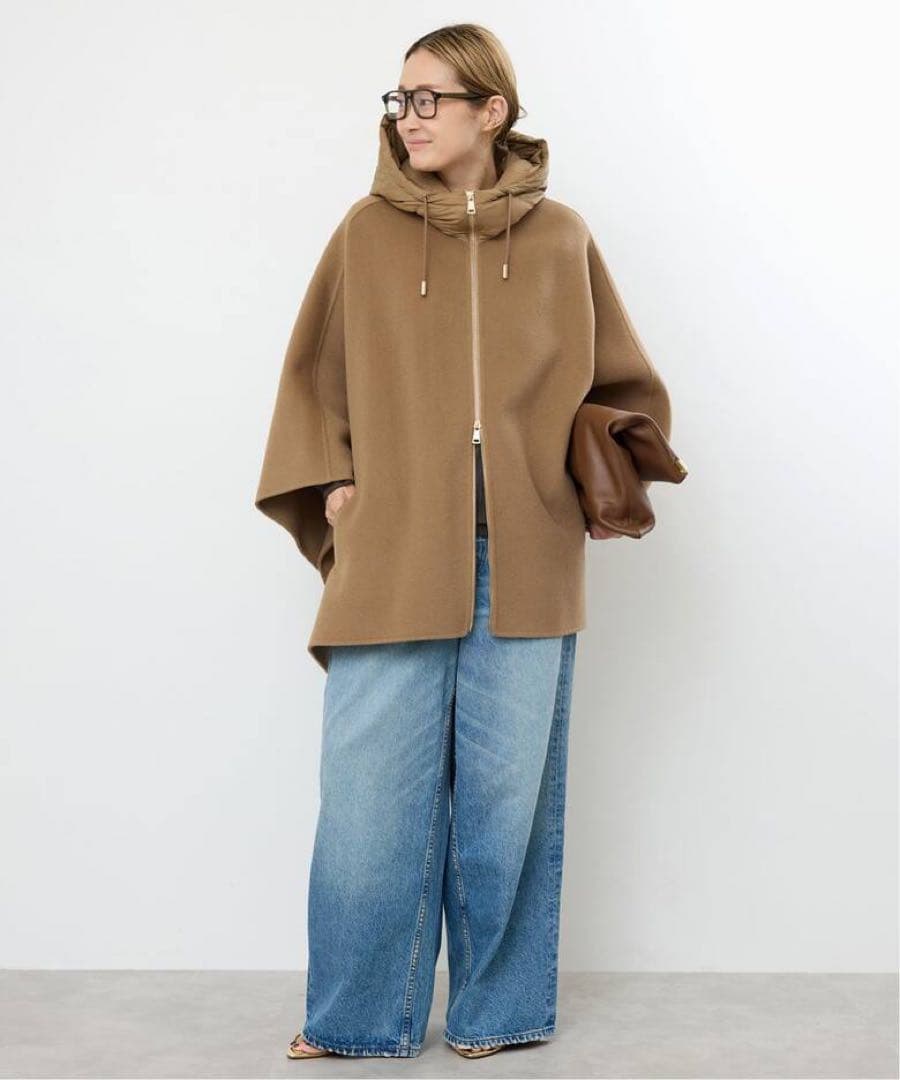 新品タグ付き　ドゥーズィエム【MY WHITE/マイホワイト】CAPEコート