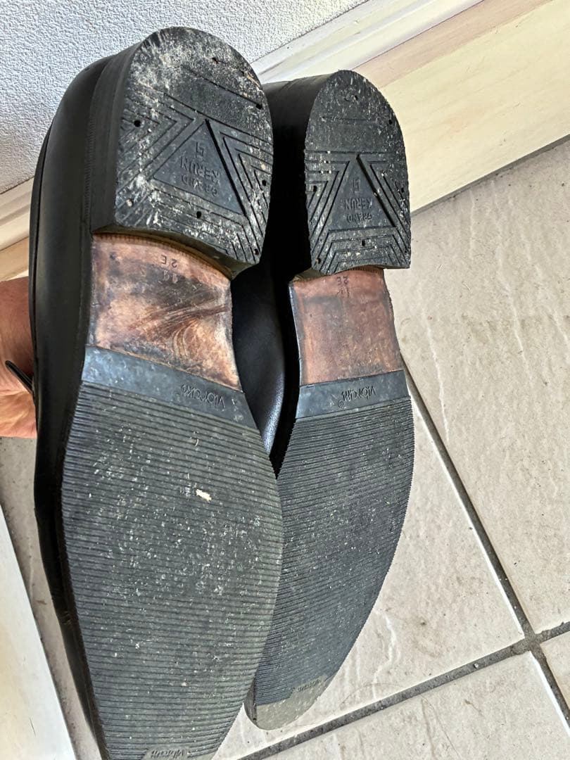 【高級革靴】フェラガモ ローファー 29cm 黒色