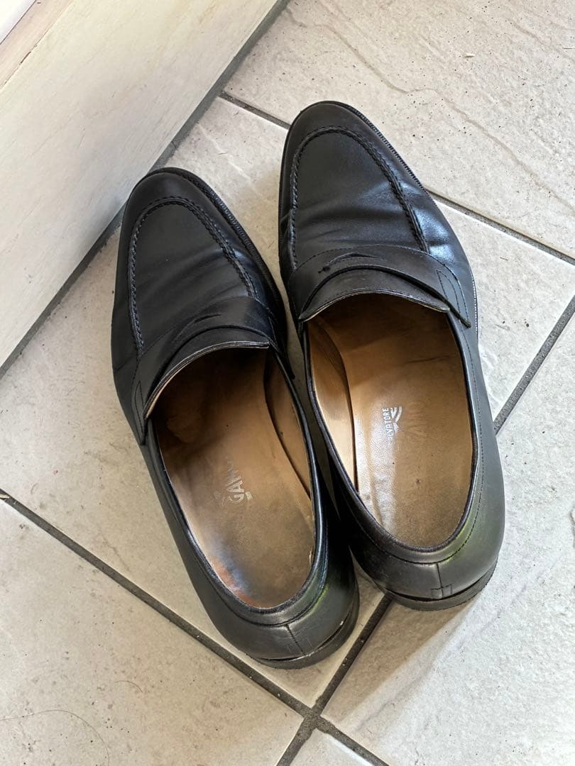 【高級革靴】フェラガモ ローファー 29cm 黒色