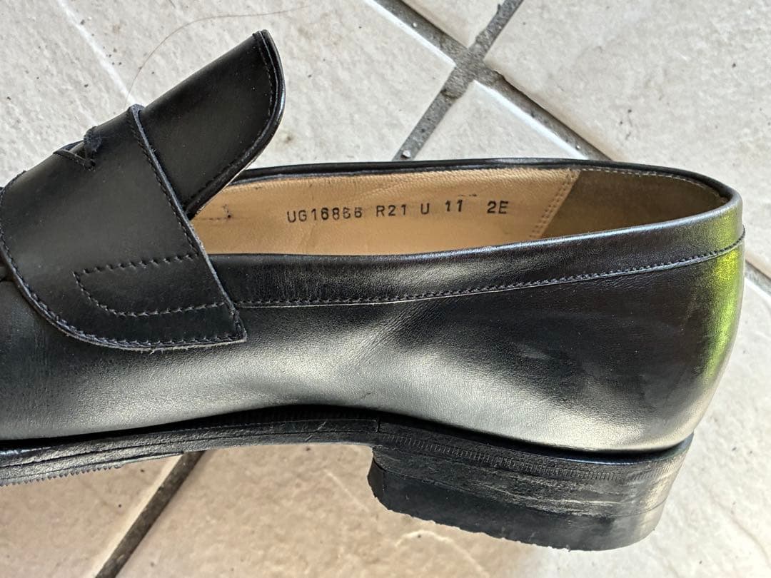 【高級革靴】フェラガモ ローファー 29cm 黒色