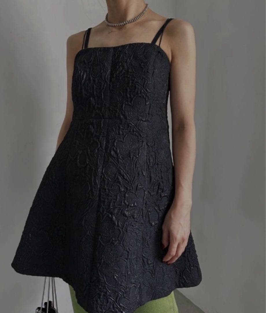 トップス MEDI 2WAY JACQUARD BARE TOP