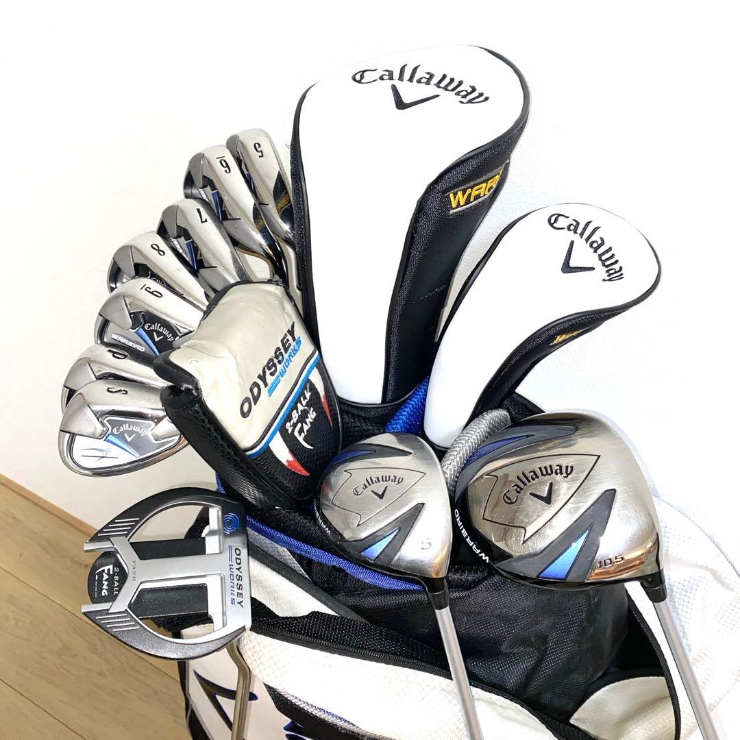 キャロウェイ メンズ用ゴルフクラブ フルセット☆初心者 右利きキャディバッグ付S