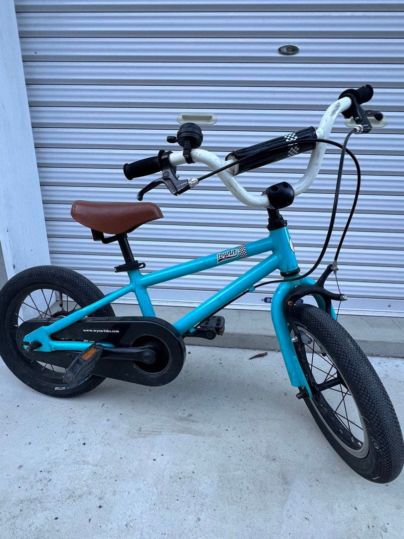 幼児用自転車 青 小型