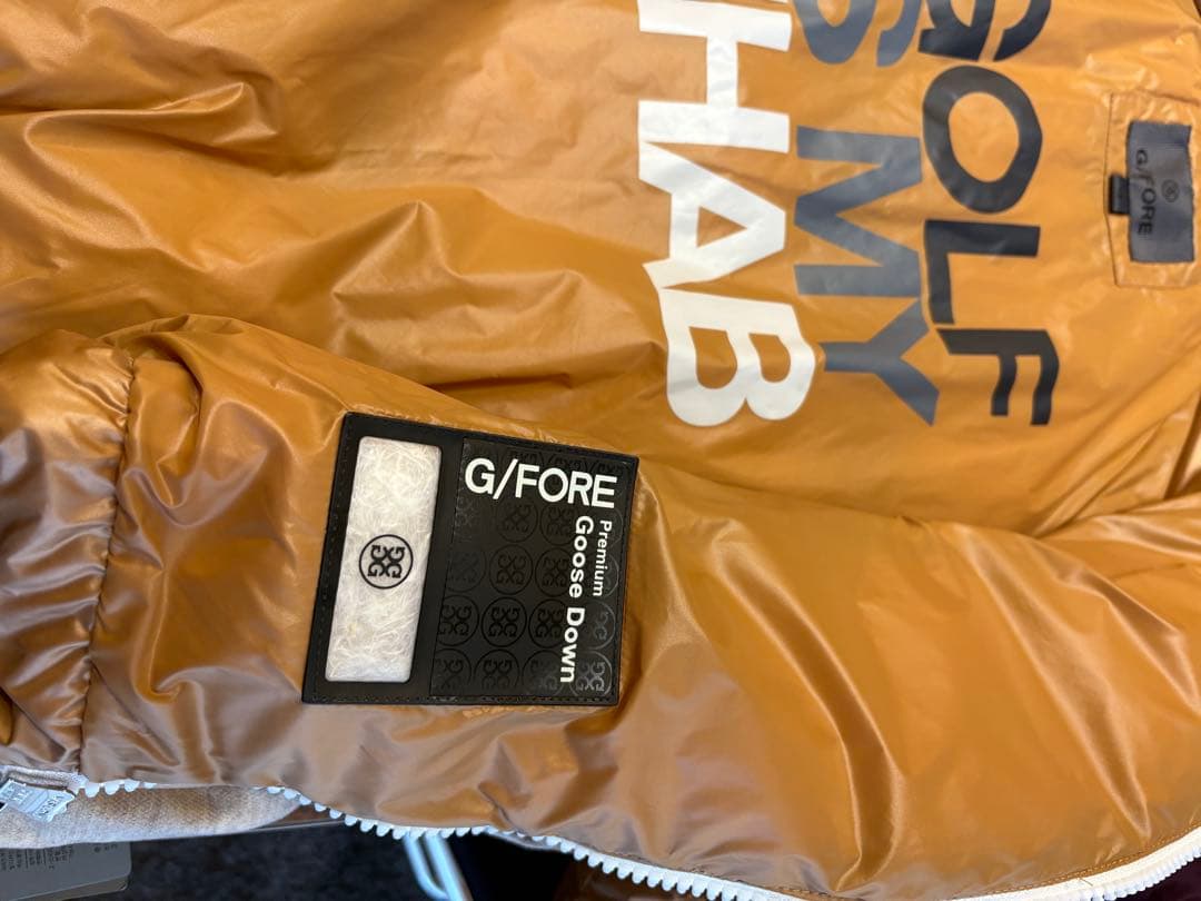 G/FORE ショート丈ダウンジャケット ブラウン