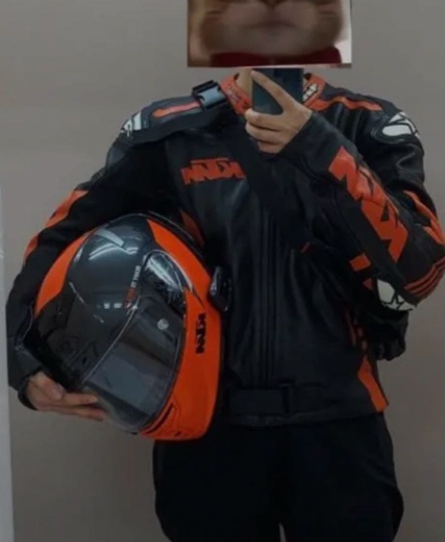 最終値下げ　KTM Racing 　 ジャケット　本革 　Mサイズ レプリカ