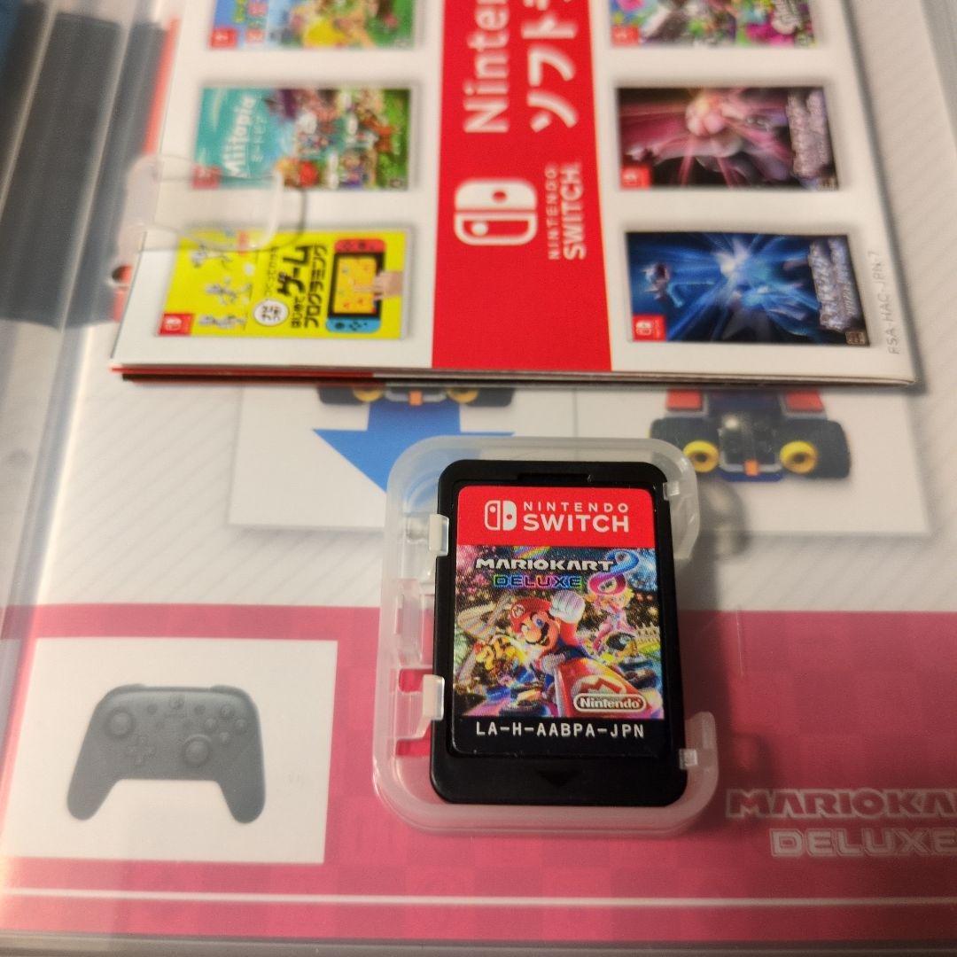 Nintendo Switch 赤色 本体 + ゲームソフト　マリオカート他