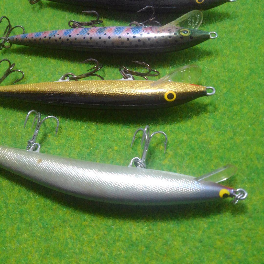 オールドバルサ✨ラパラ、リョービ、等✨フローティングルアー 7点✨本流、湖