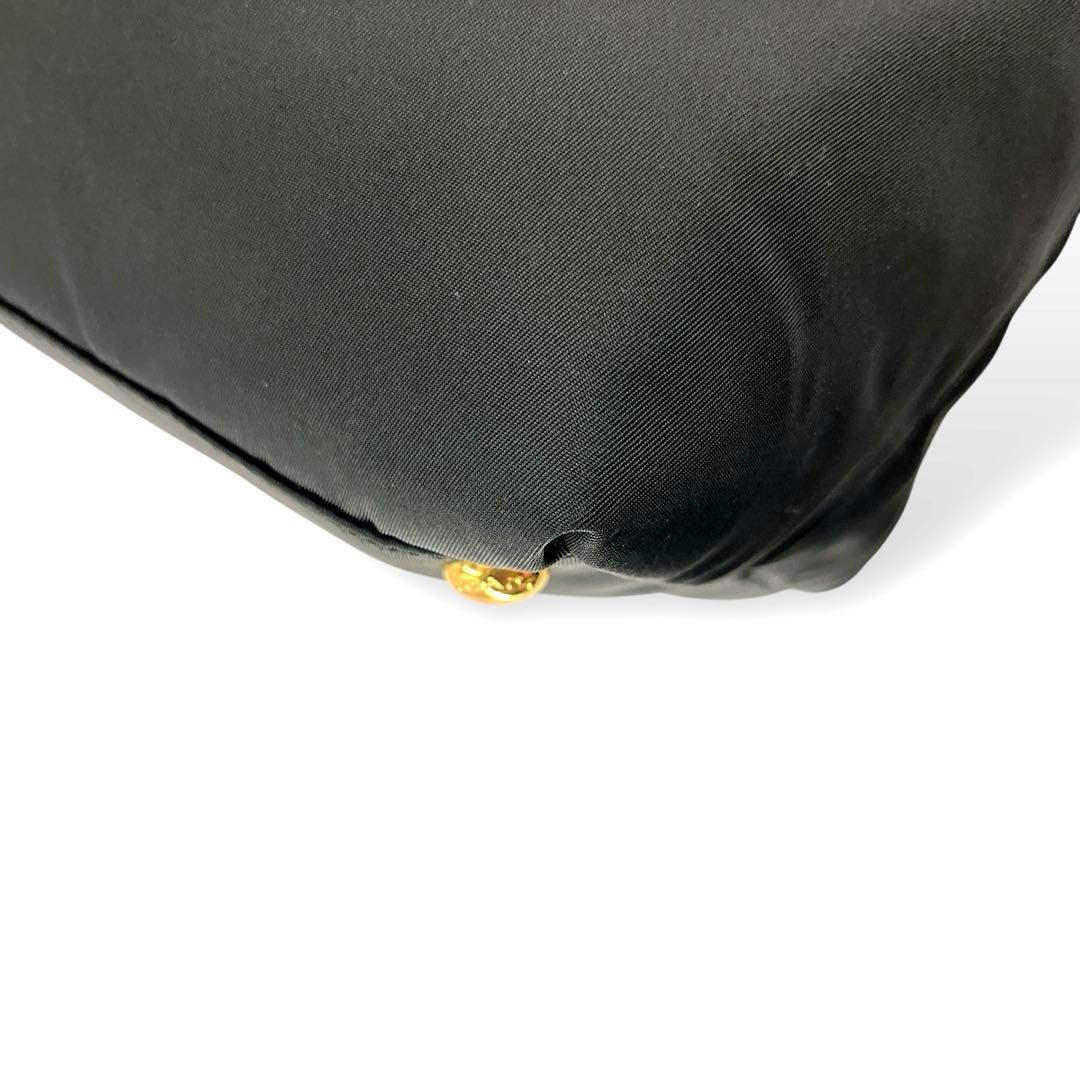 美品　プラダ　2way ショルダーバッグ　三角ロゴ　ハンドバッグ　ナイロン　黒