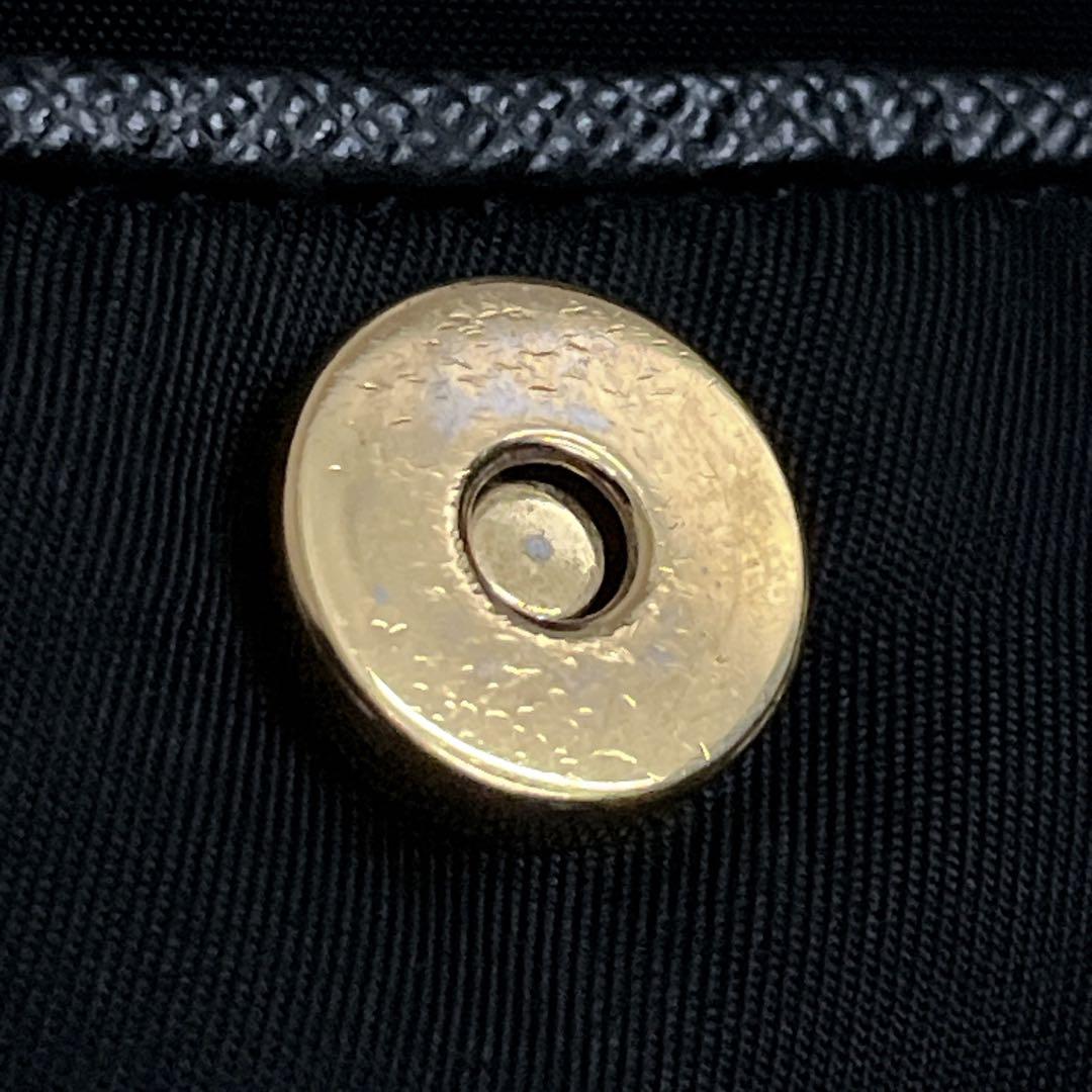 美品　プラダ　2way ショルダーバッグ　三角ロゴ　ハンドバッグ　ナイロン　黒