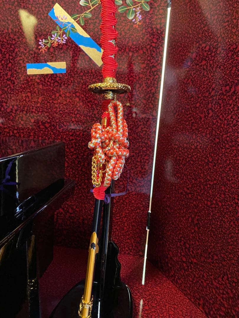 【猫みい専用】 伝統的 五月人形 赤金