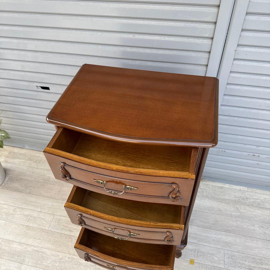 イタリア製 猫脚 5段チェスト 高級家具