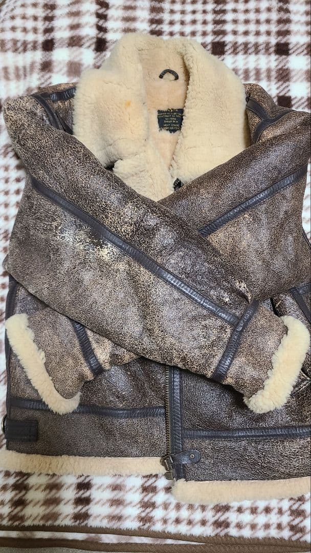 B3 ボアジャケット ブラウン