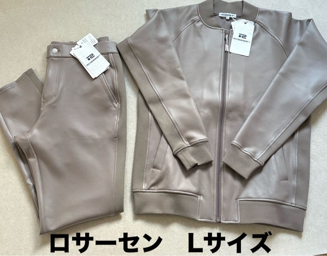 ロサーセン パンツ ブルゾン 暖パン フルジップ ゴルフ セットアップ