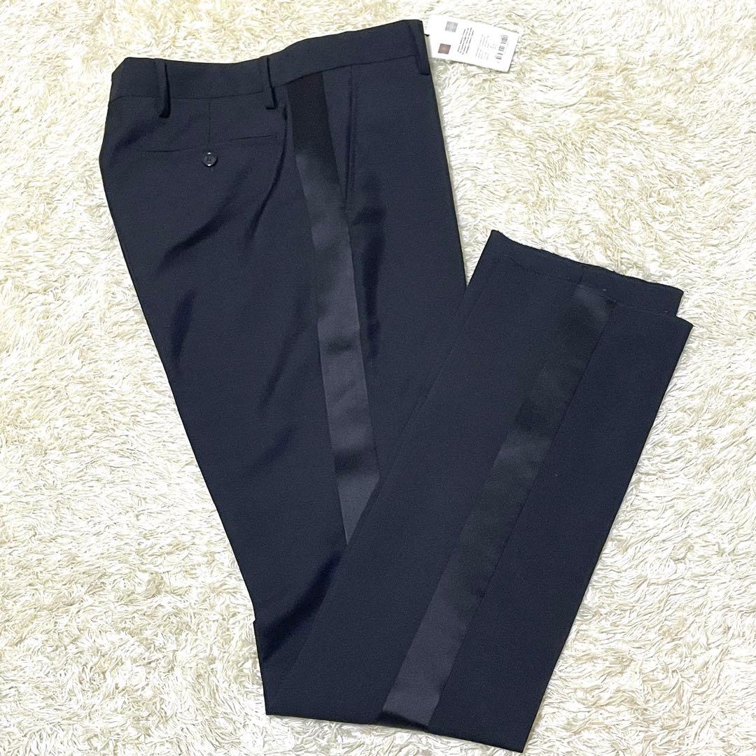 Burberry バーバリー　【美品】スラックス　ドレスアップ　ブラック　羊毛