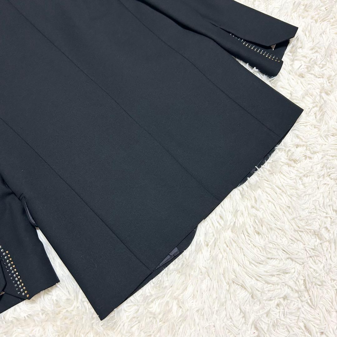 ザディグエヴォルテール ラインストーン付きテーラードジャケット 1B ブラック