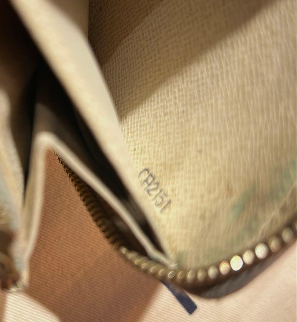 ルイヴィトン　長財布　ダミエ　アズール　ジッピーウォレット