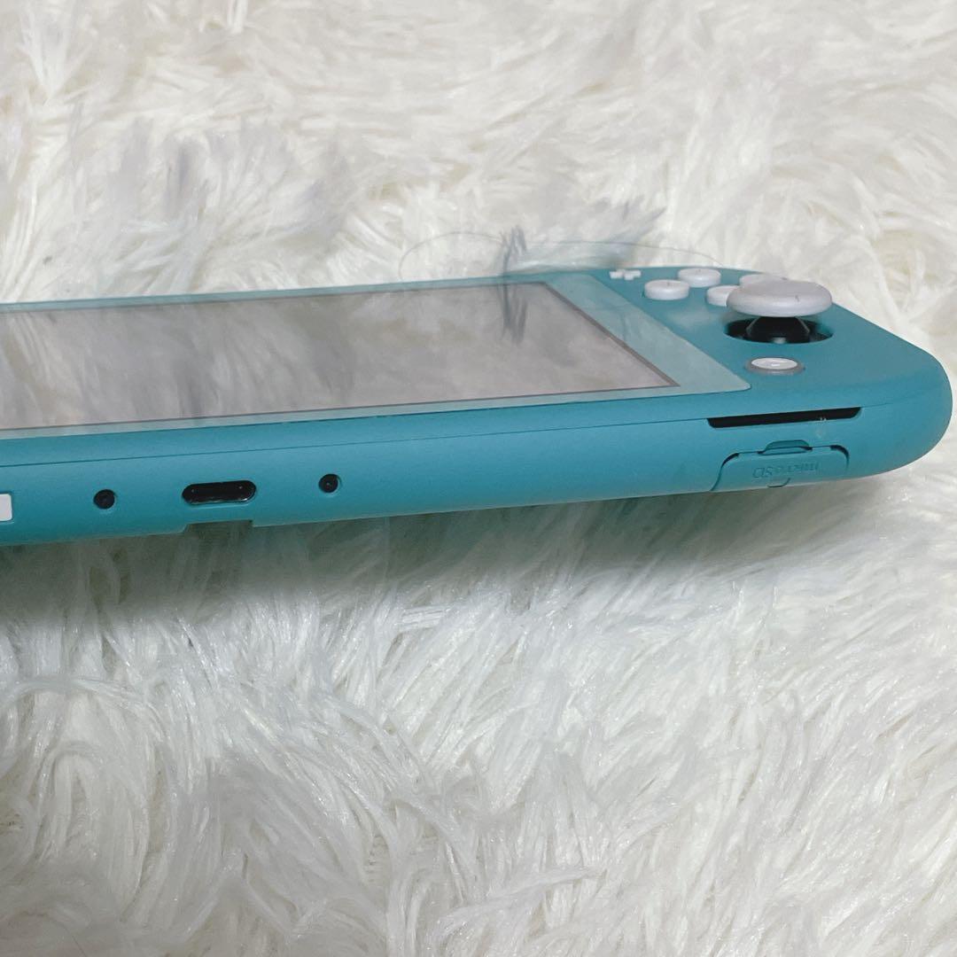 動作品✨ Nintendo Switch Lite ターコイズ グリップ付き
