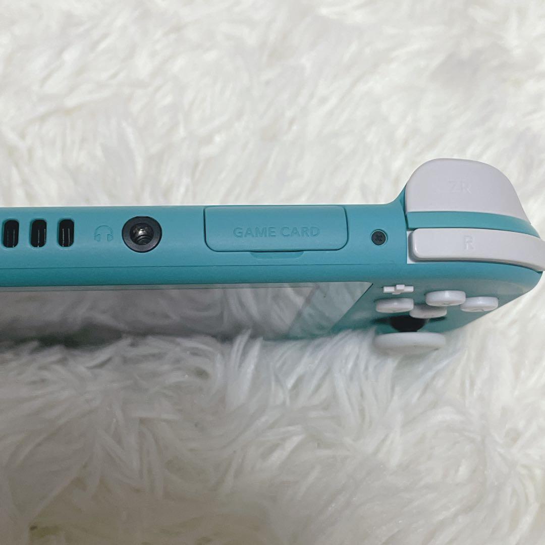 動作品✨ Nintendo Switch Lite ターコイズ グリップ付き