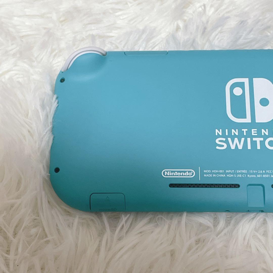 動作品✨ Nintendo Switch Lite ターコイズ グリップ付き