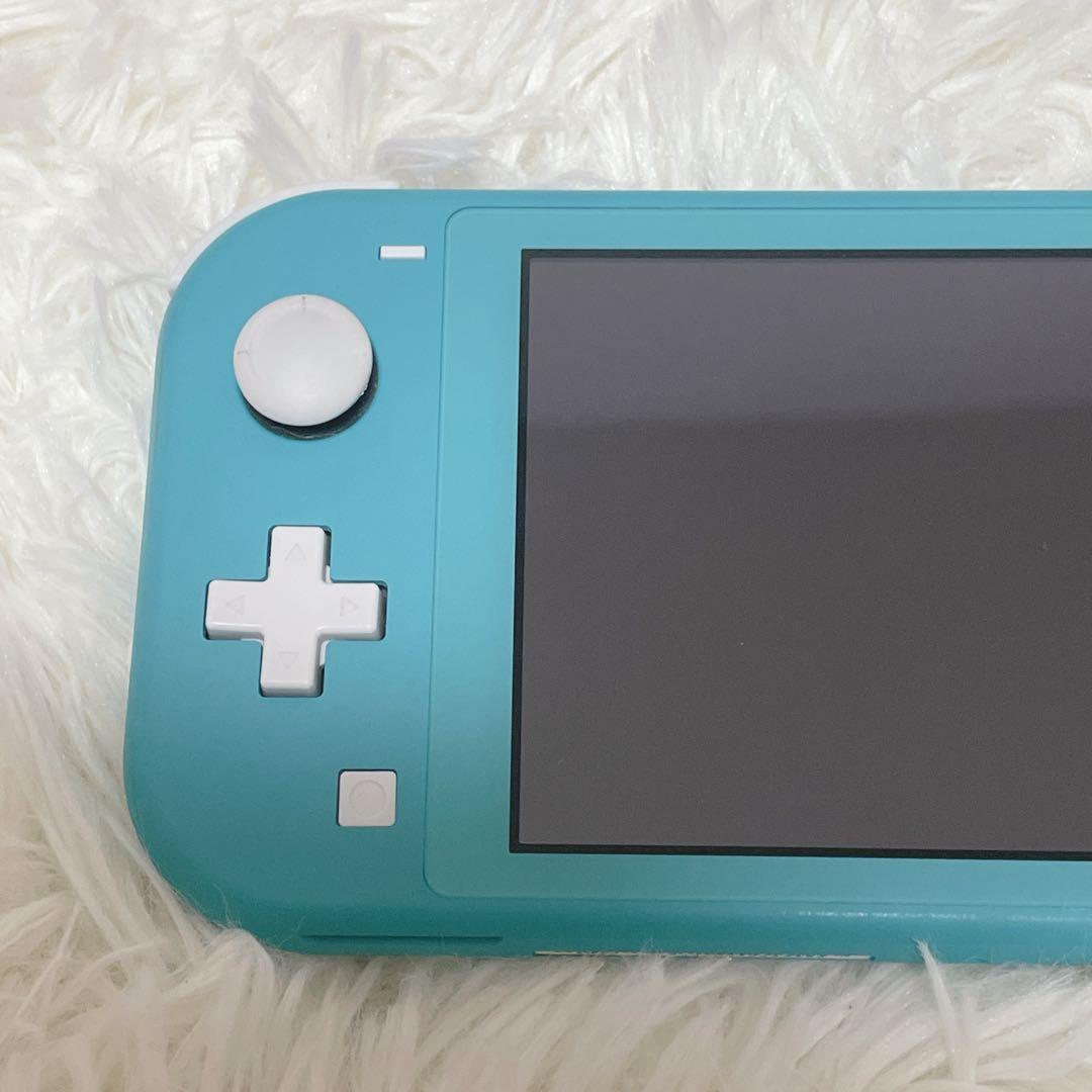 動作品✨ Nintendo Switch Lite ターコイズ グリップ付き