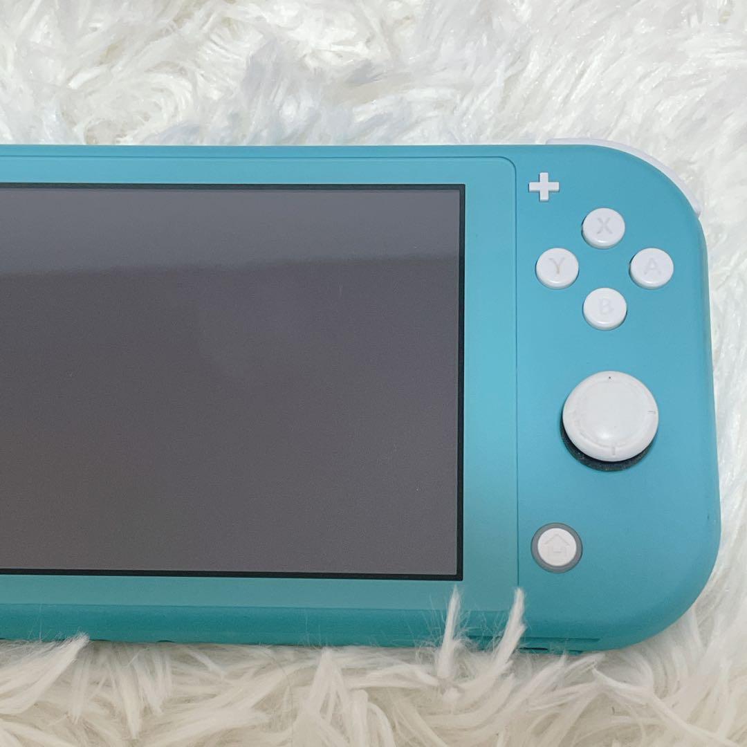 動作品✨ Nintendo Switch Lite ターコイズ グリップ付き