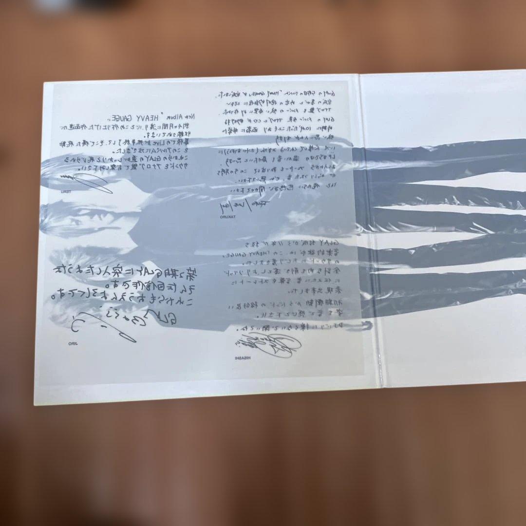 GLAY HEAVY GAUGE アナログ盤 レコードLP 2枚組 非売品