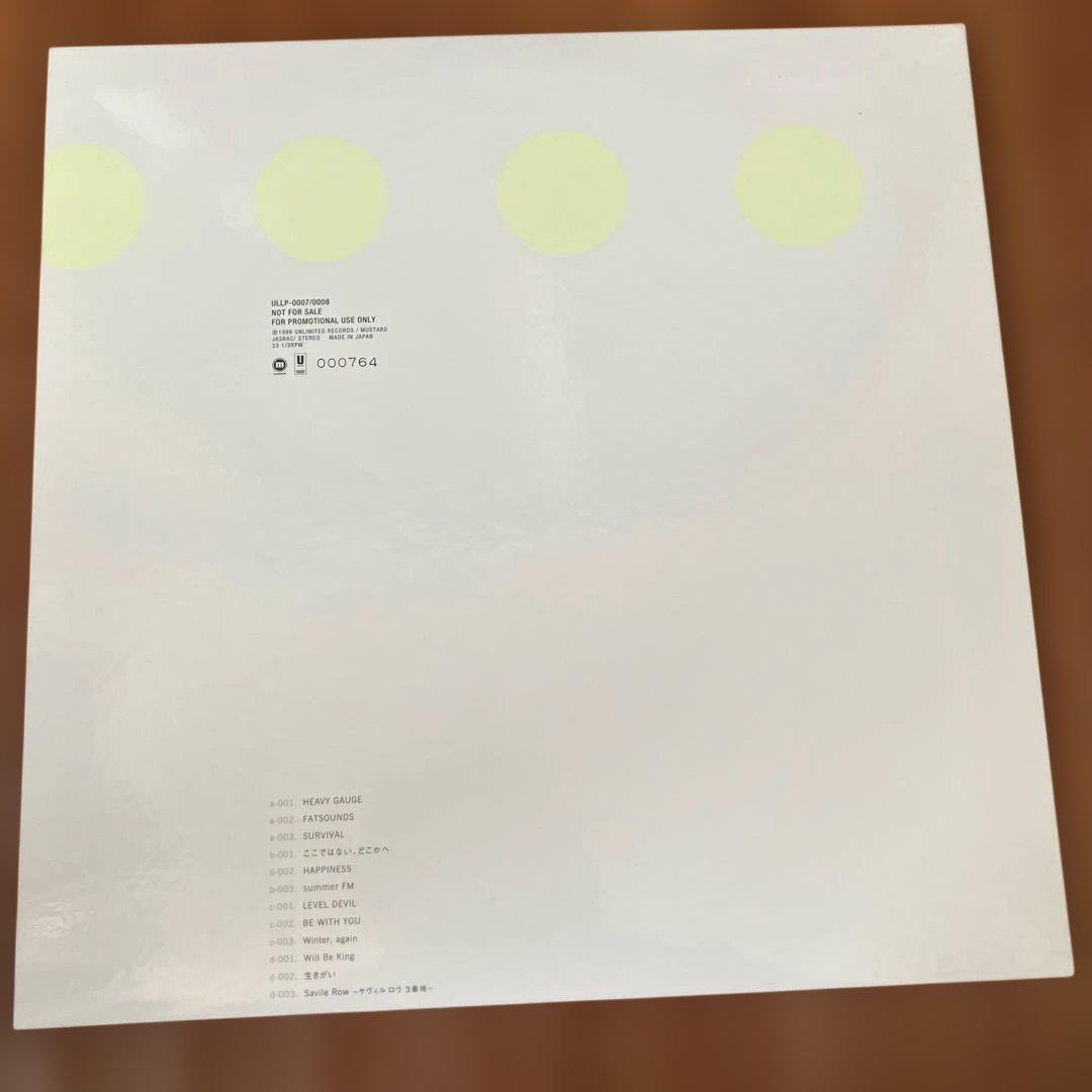 GLAY HEAVY GAUGE アナログ盤 レコードLP 2枚組 非売品