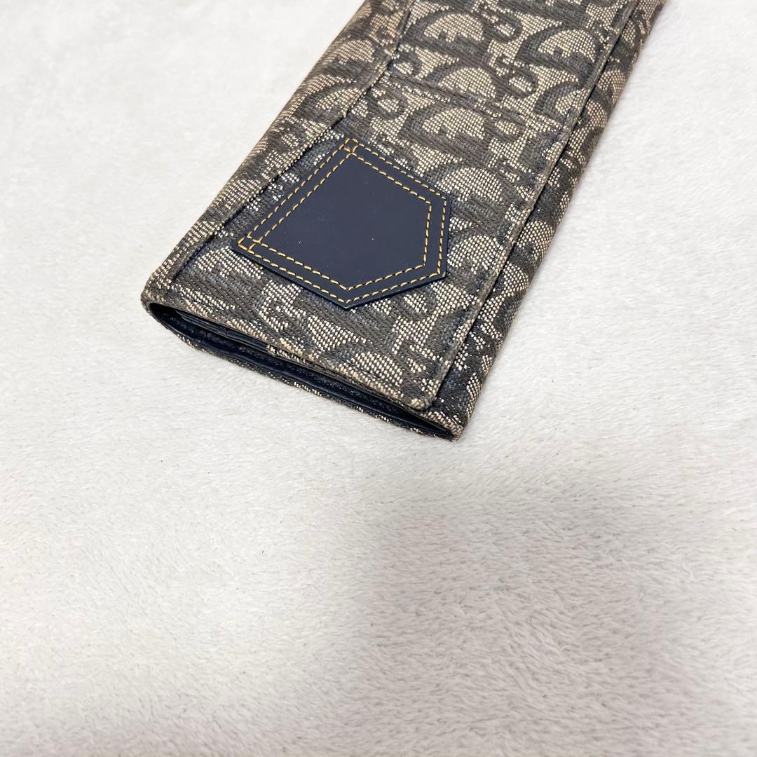 Dior クリスチャン ディオール トロッター 長財布 二つ折り CD ロゴ