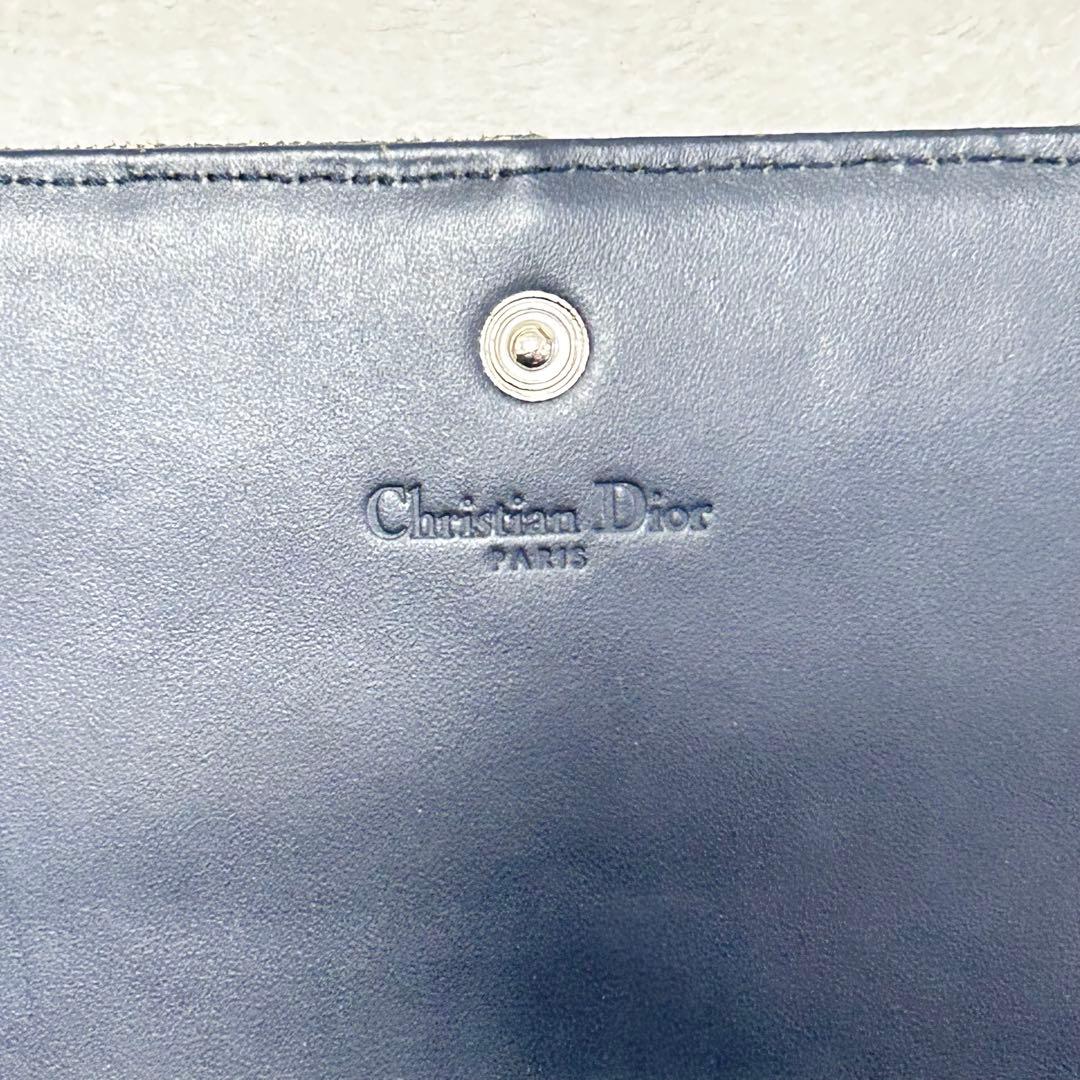 Dior クリスチャン ディオール トロッター 長財布 二つ折り CD ロゴ