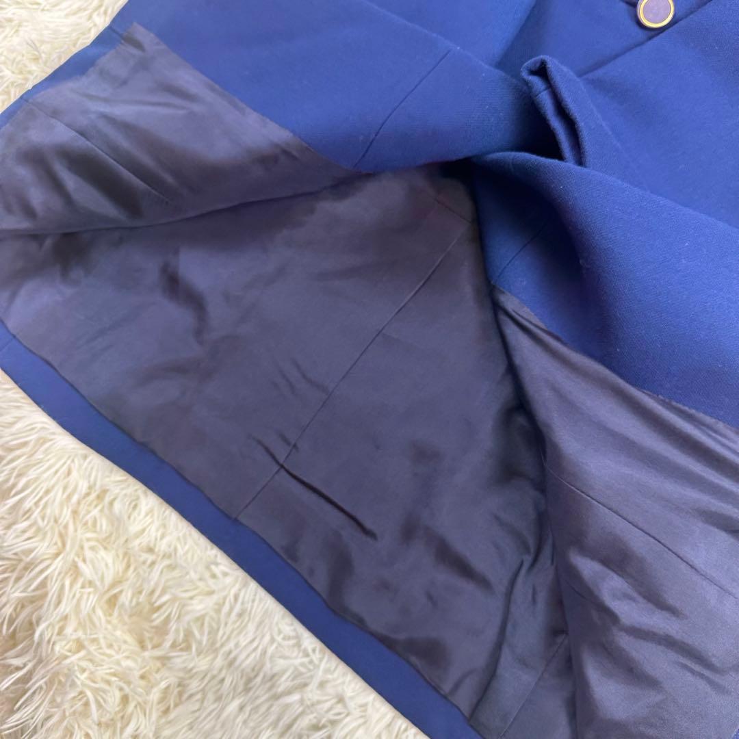 極美品✨GIVENCHY ジバンシィ チェスターコート ダブルブレスト ブルー