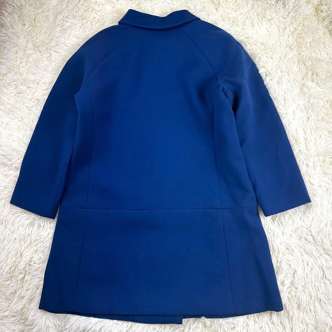 極美品✨GIVENCHY ジバンシィ チェスターコート ダブルブレスト ブルー