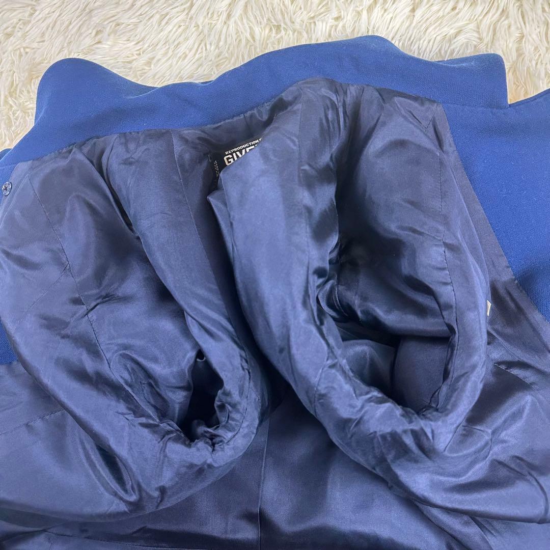 極美品✨GIVENCHY ジバンシィ チェスターコート ダブルブレスト ブルー