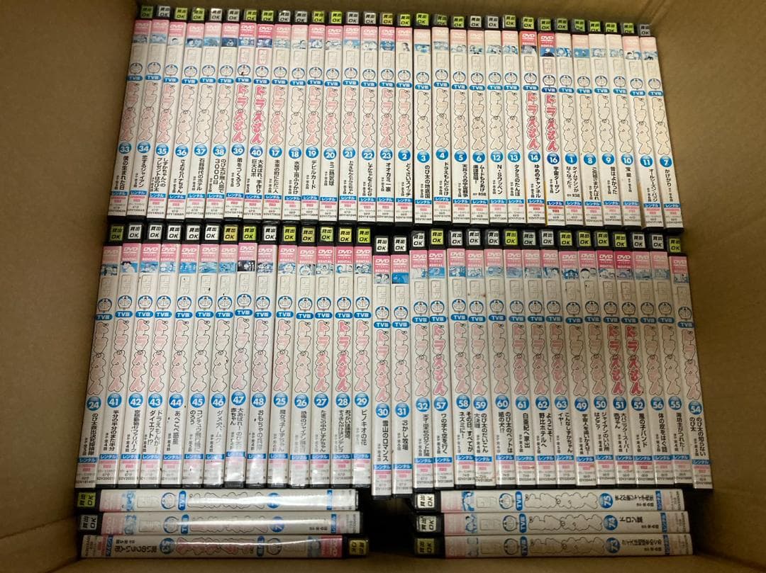 DVD　TV版　テレビ版　ドラえもん　1-75巻　セット　※15,16,68抜け