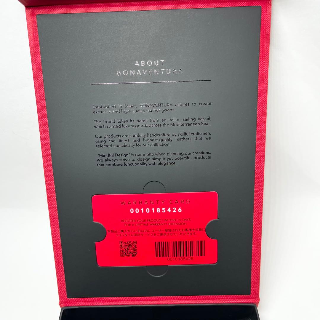 【未使用品】BONAVENTURA レザー iPhone16 ケース