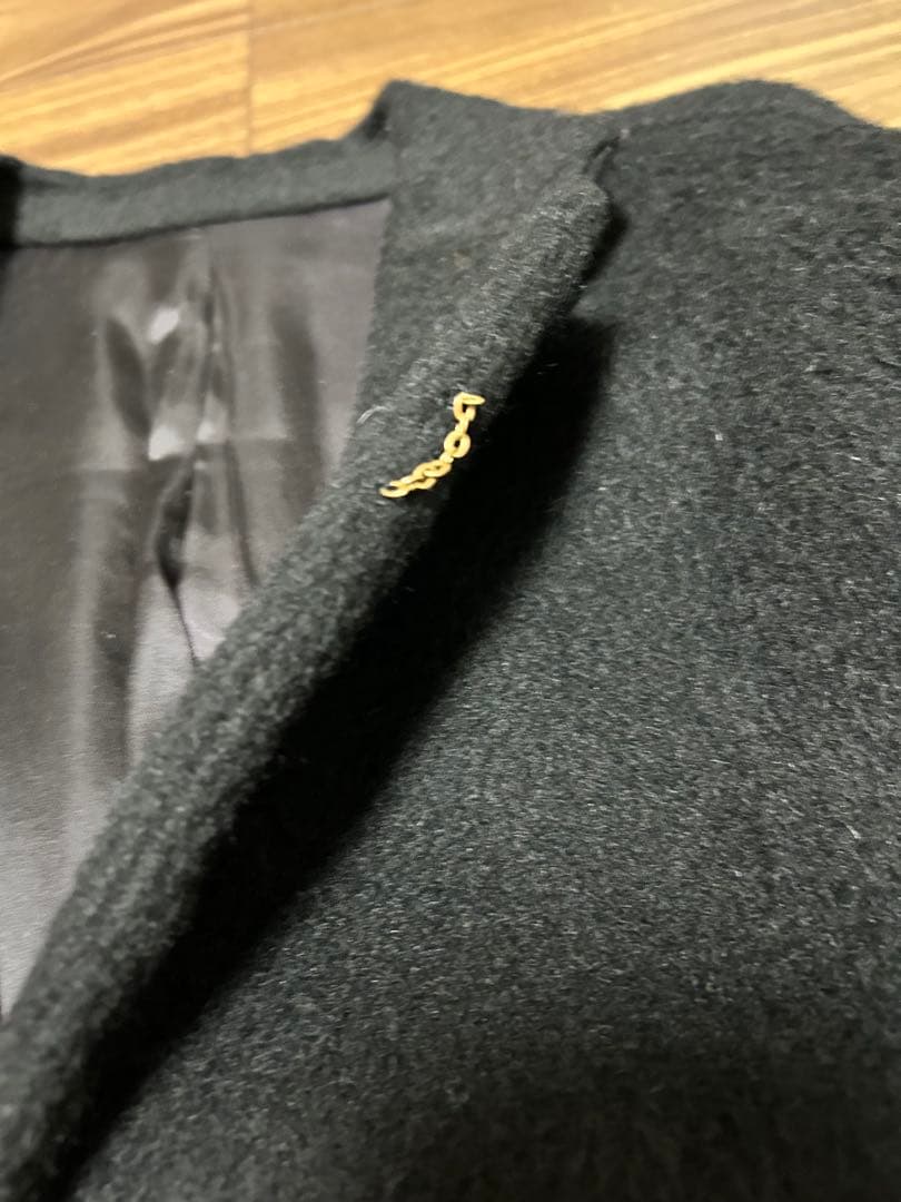 kolor ウール アルパカ 金ボタン テーラード コート ジャケット ブラック