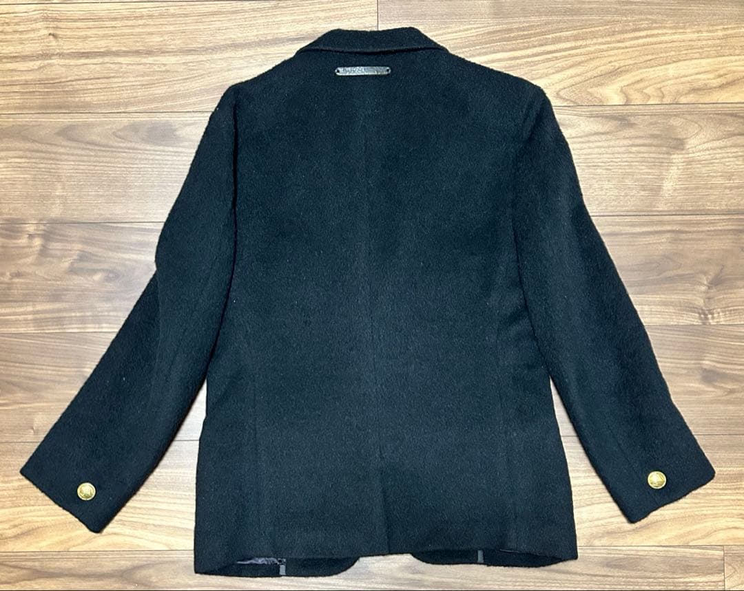 kolor ウール アルパカ 金ボタン テーラード コート ジャケット ブラック