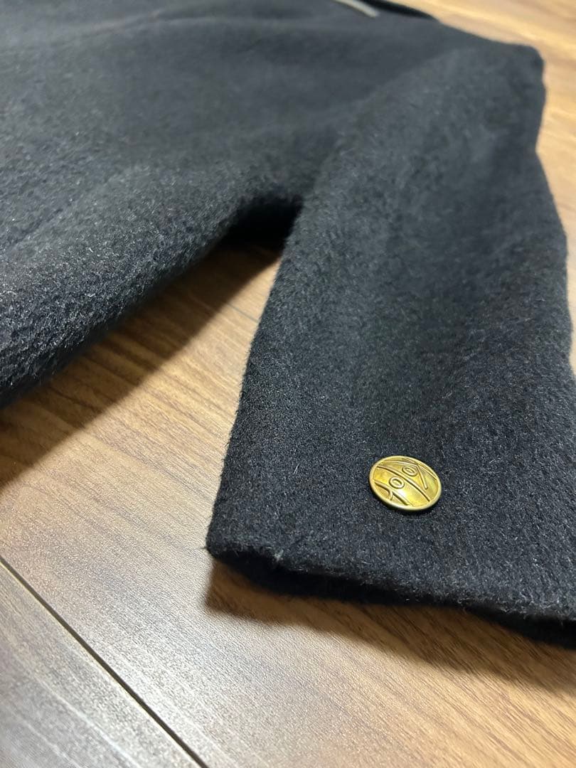 kolor ウール アルパカ 金ボタン テーラード コート ジャケット ブラック