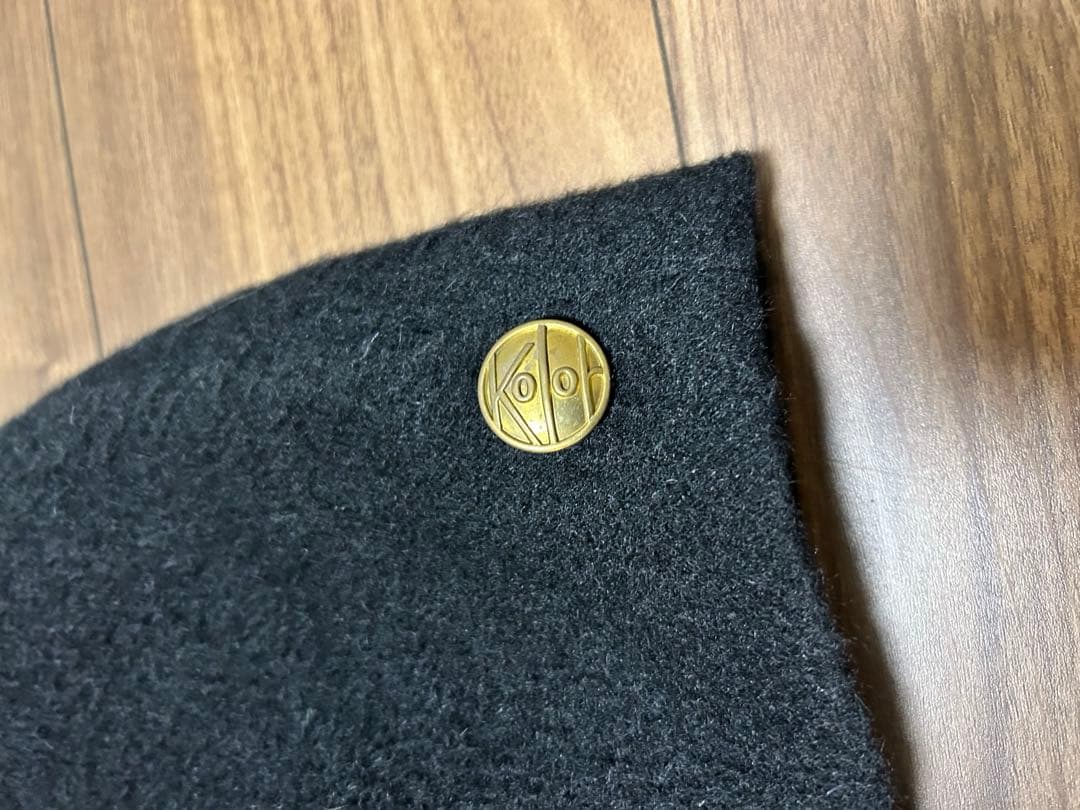 kolor ウール アルパカ 金ボタン テーラード コート ジャケット ブラック