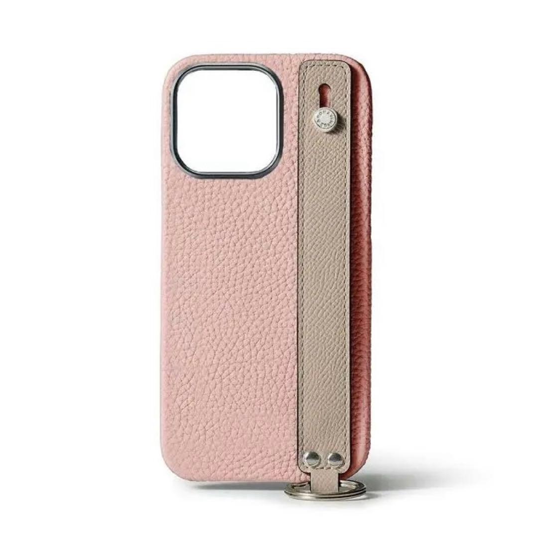 【美品】ボナベンチュラ　スマホケースiPhone15pro サクラピンク