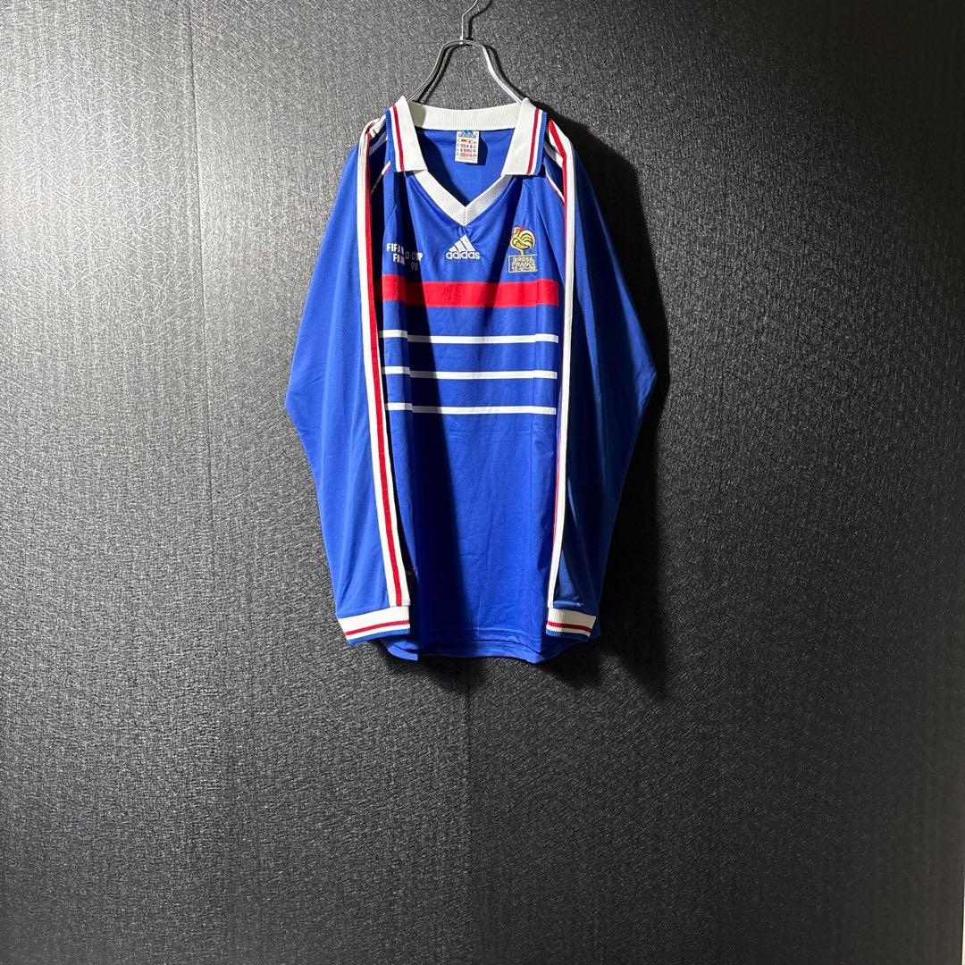 【★フランス代表】 古着 メンズ サッカー ユニフォーム 98年 長袖 2XL