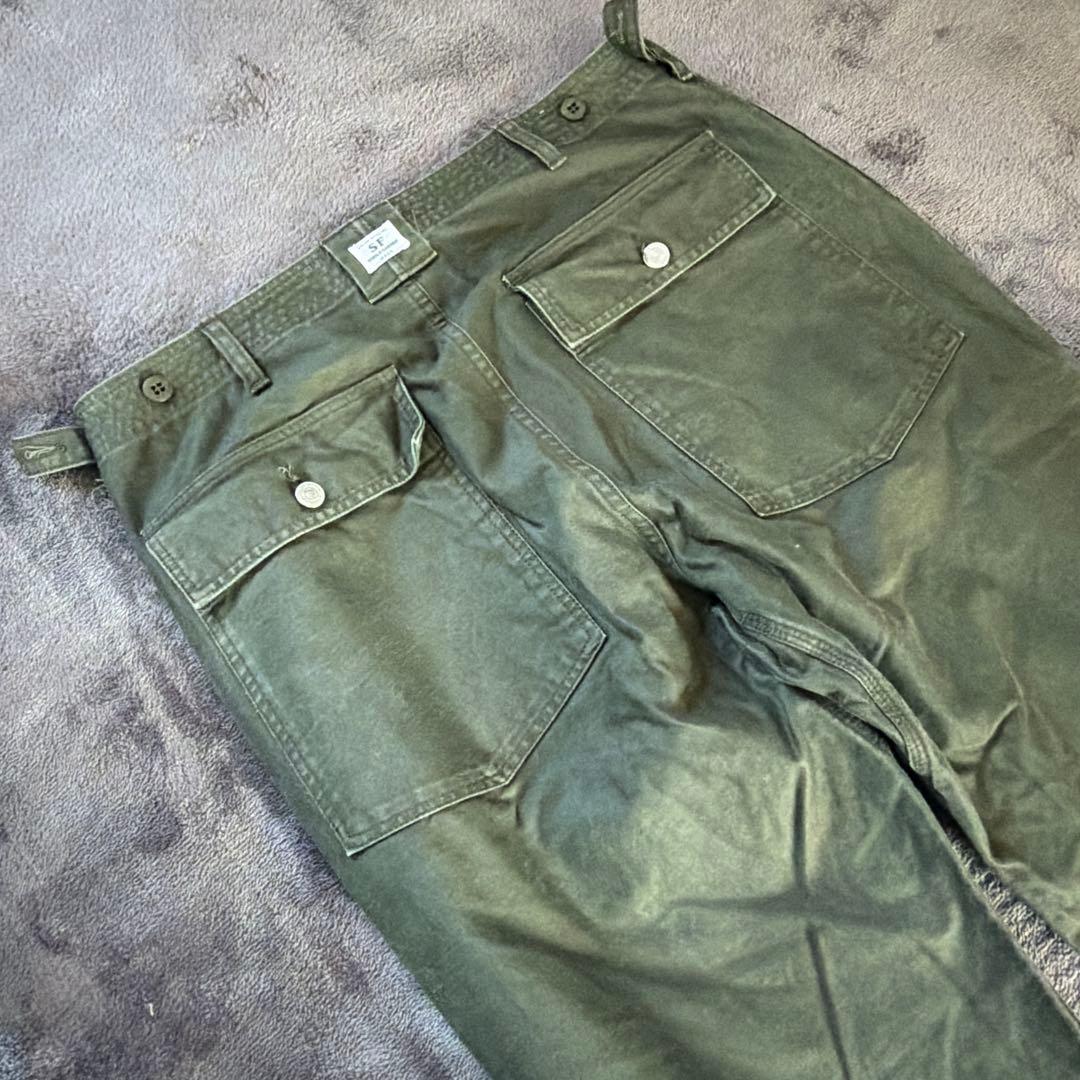 (完売商品)ササフラス　FS CULTIVATOR ベイカーパンツ