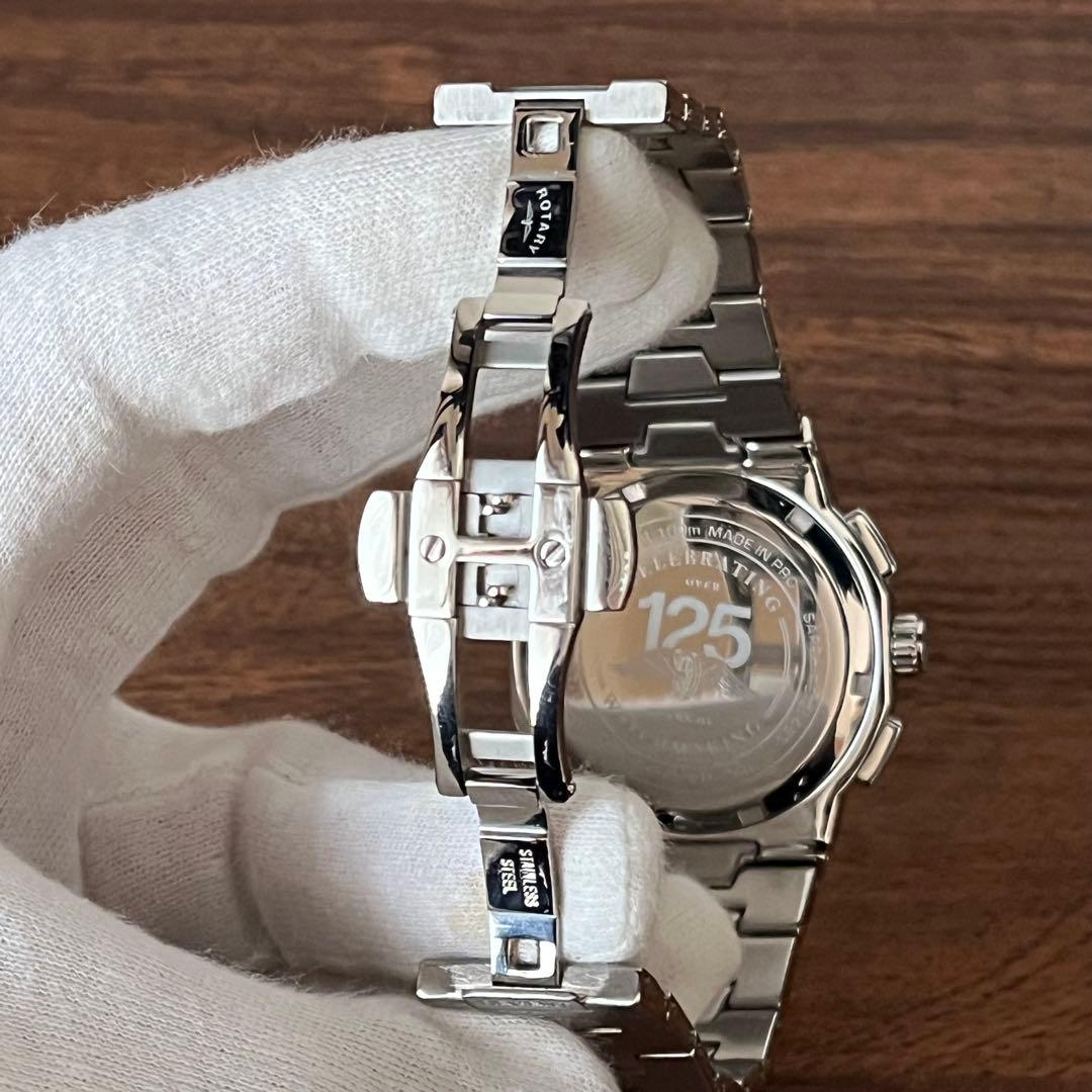 【未使用級！！】ロータリー リージェント 腕時計 クロノグラフ メンズ