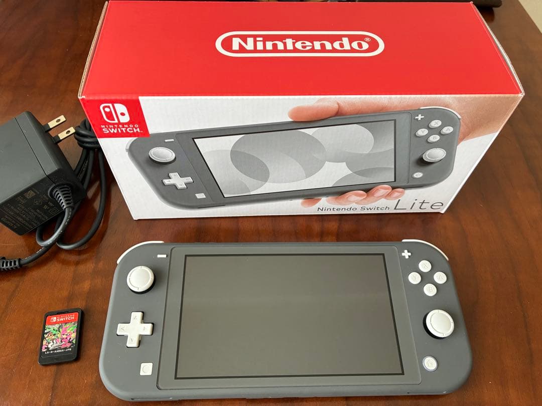 M*様 美品Nintendo Switch Lite グレー本体 スプラトゥーン