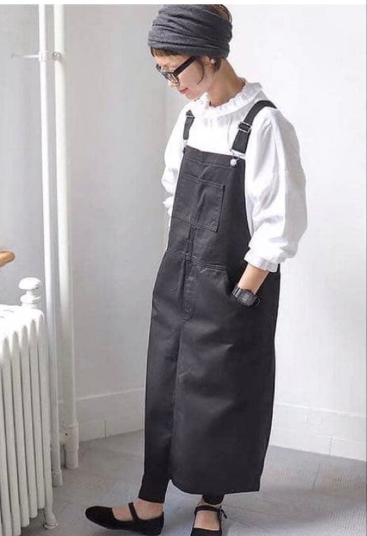 saro別注hatskiジャンパースカート ブラック