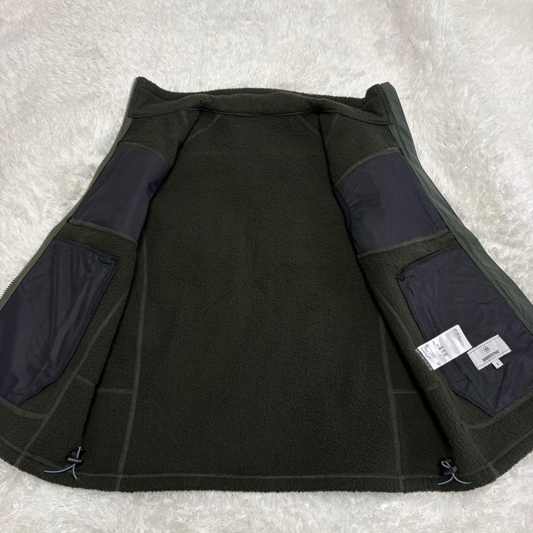 新品タグ付き ブリーフィング 2024年モデル ダブルジップ ボアベスト