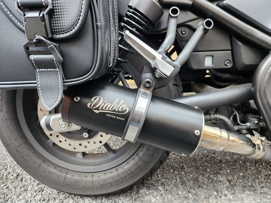 ホンダ レブル250 スリップオンマフラー Diablo K-SPEED