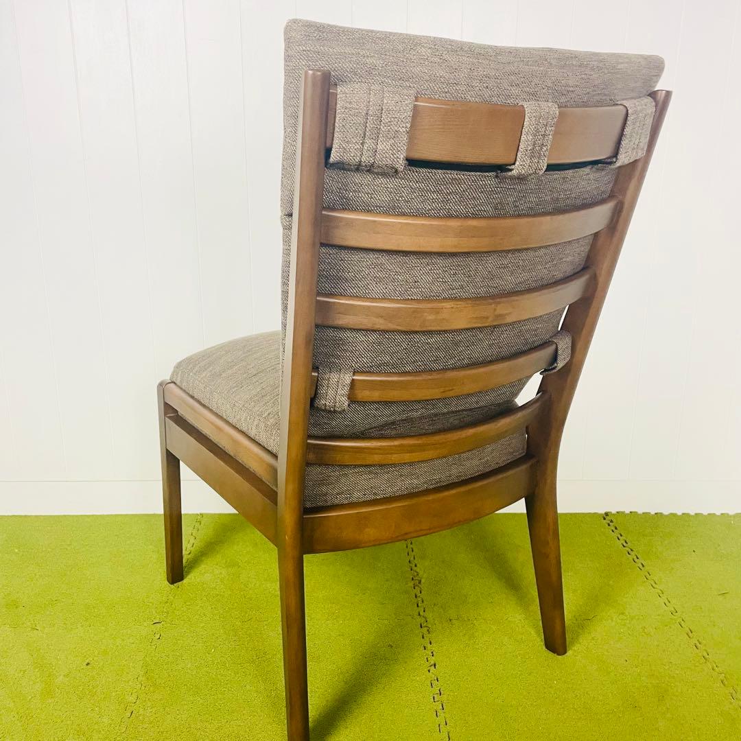 【美品】　ニトリ　ダイニングチェア NコレクションC-27M MBR/DMO