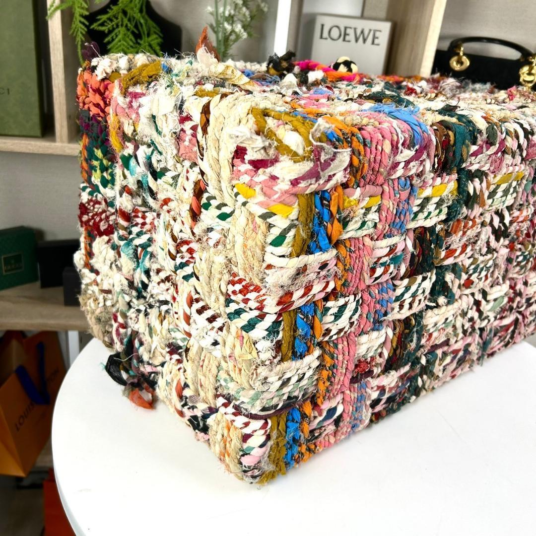 美品 モロッコ ジュート 手編み 収納ボックス インテリア