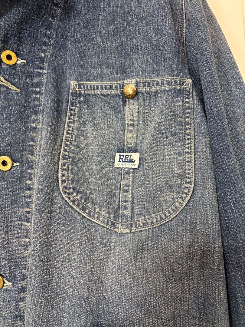 RRL コーデュロイカラー インディゴ デニム ジャケット カバーオール
