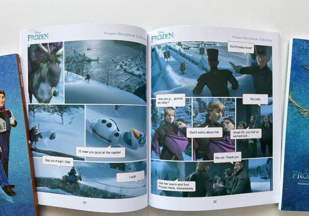 Frozen絵本4冊　アナと雪の女王　音源付動画付き　マイヤペン対応